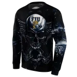 fiu panthers skull artwork blue black hoodie best selling