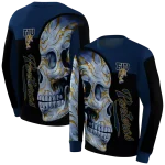 fiu panthers skull motif blue black hoodie best selling
