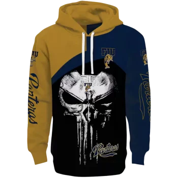 fiu panthers skull punisher gold black hoodie best selling