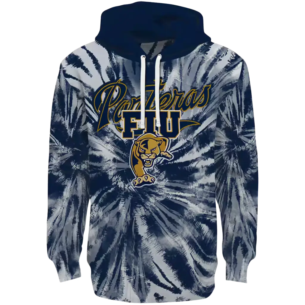 fiu panthers tie dye pattern blue hoodie best selling fiu panthers tie dye pattern blue hoodie best selling