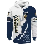 fiu panthers triangular pattern blue white hoodie best selling
