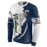 fiu panthers triangular pattern blue white hoodie best selling