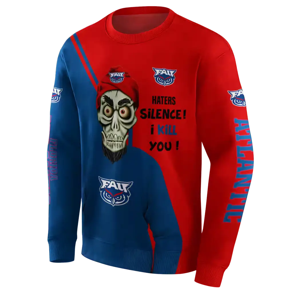 florida atlantic owls achmed skull blue hoodie new arrival florida atlantic owls achmed skull blue hoodie new arrival