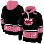florida atlantic owls awareness ribbon black pink hoodie best selling