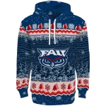 florida atlantic owls christmas trees blue hoodie best selling