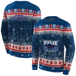 florida atlantic owls christmas trees blue hoodie best selling
