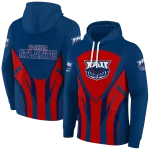 florida atlantic owls concentric lines blue black hoodie best selling