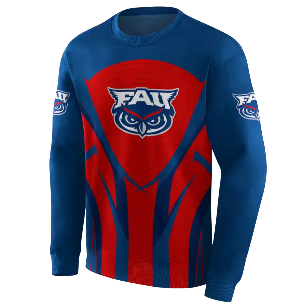 florida atlantic owls concentric lines blue black hoodie new arrival florida atlantic owls concentric lines blue black hoodie new arrival