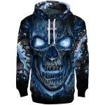 florida atlantic owls demonic skull blue black hoodie best selling