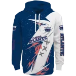 florida atlantic owls dynamic slash blue white hoodie best selling