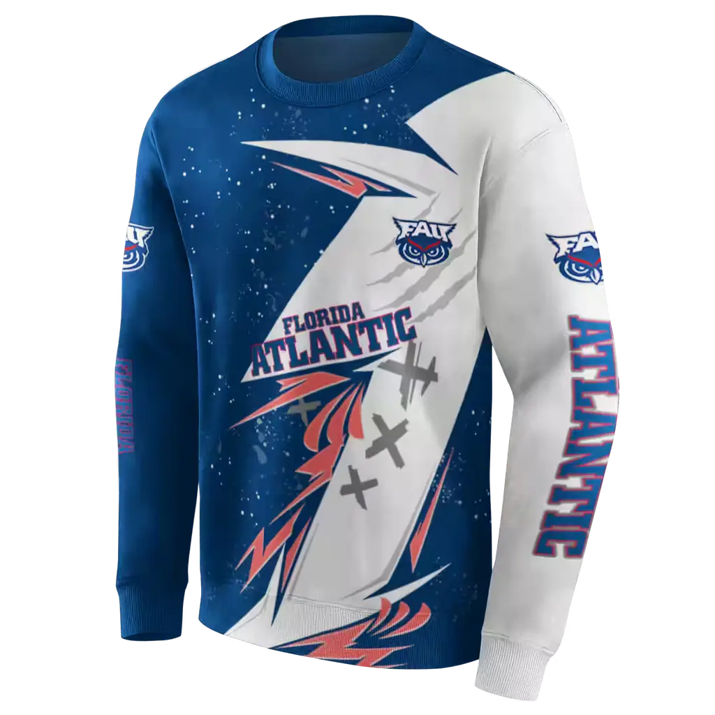 florida atlantic owls dynamic slash blue white hoodie new arrival florida atlantic owls dynamic slash blue white hoodie new arrival