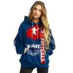 florida atlantic owls football heartbeat blue hoodie best selling