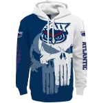 florida atlantic owls graphic punisher blue white hoodie best selling