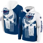 florida atlantic owls graphic punisher blue white hoodie best selling