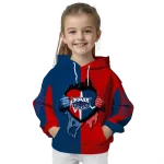 florida atlantic owls heartbeat graphic blue hoodie best selling