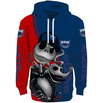florida atlantic owls jack skellington blue hoodie best selling