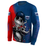 florida atlantic owls jack skellington blue hoodie best selling