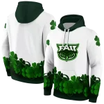 florida atlantic owls lucky motif white green hoodie best selling