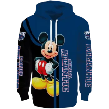 florida atlantic owls mickey mouse blue black hoodie best selling