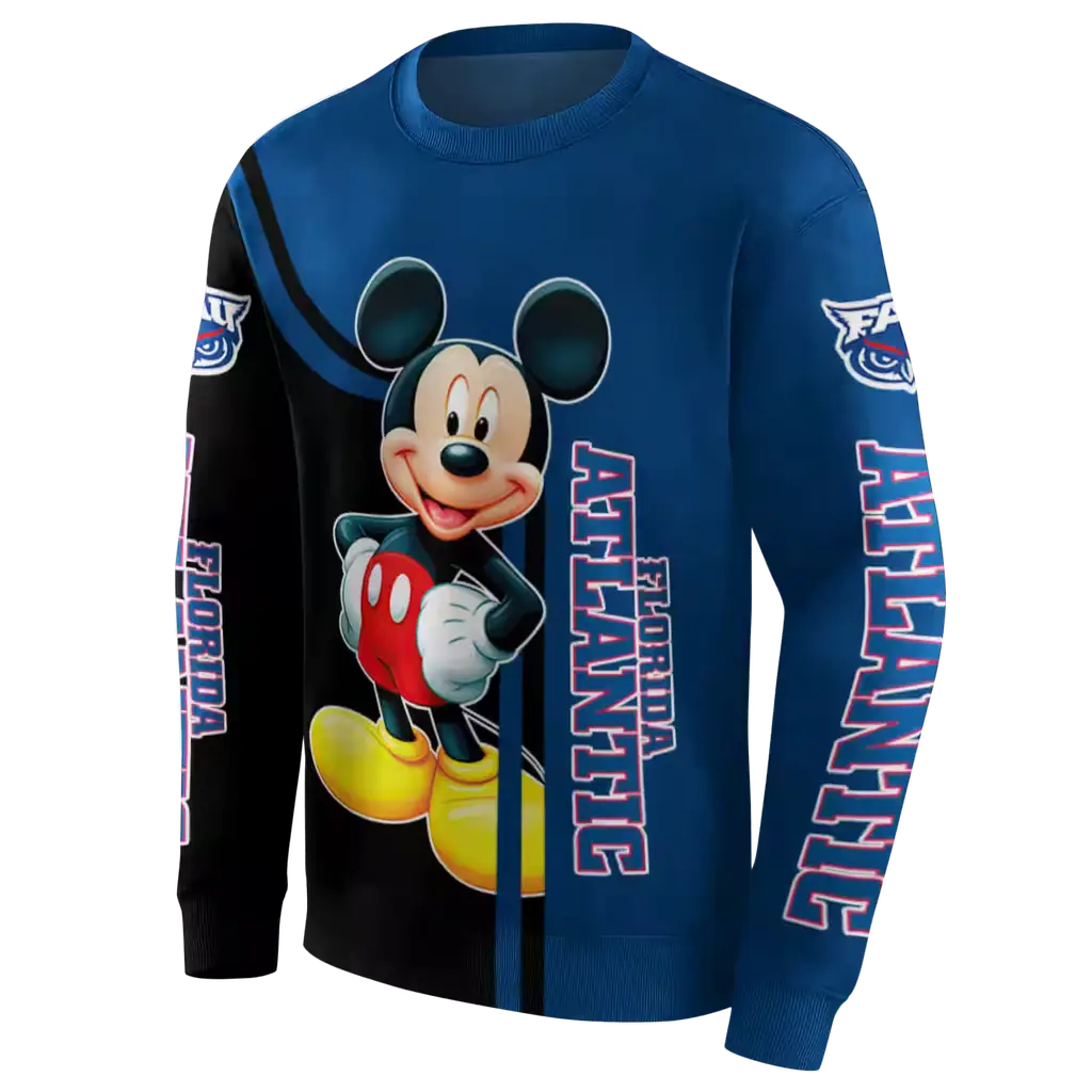florida atlantic owls mickey mouse blue black hoodie new arrival florida atlantic owls mickey mouse blue black hoodie new arrival