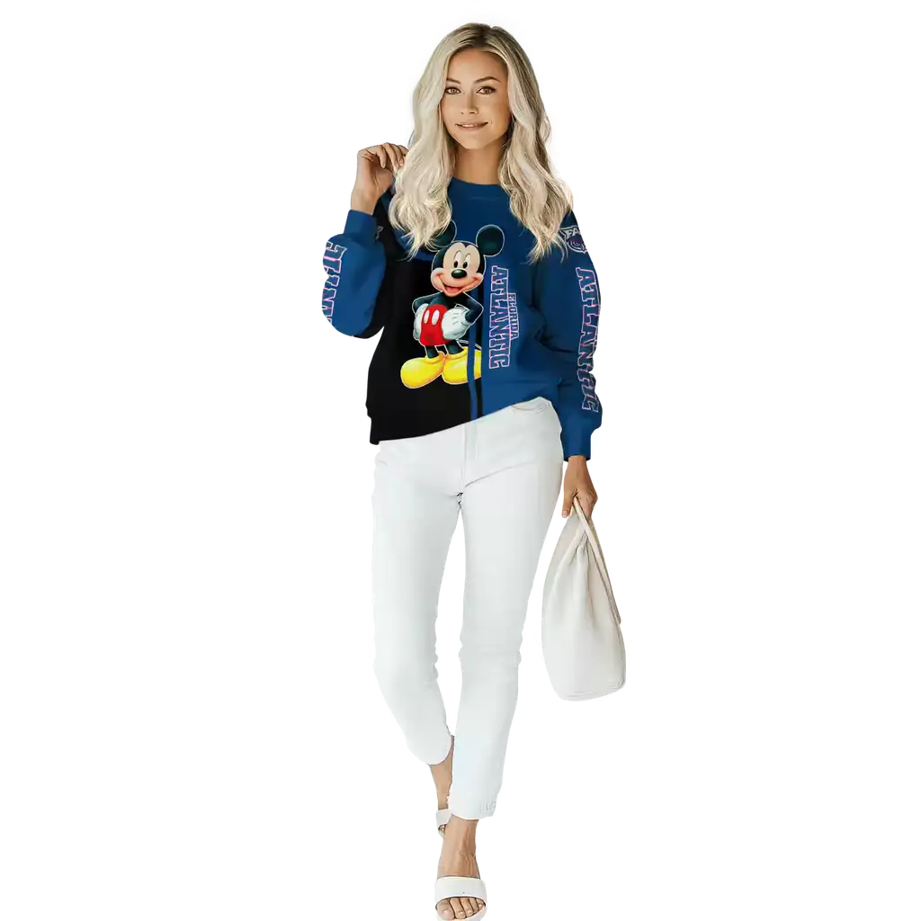 florida atlantic owls mickey mouse blue black hoodie trendy florida atlantic owls mickey mouse blue black hoodie trendy