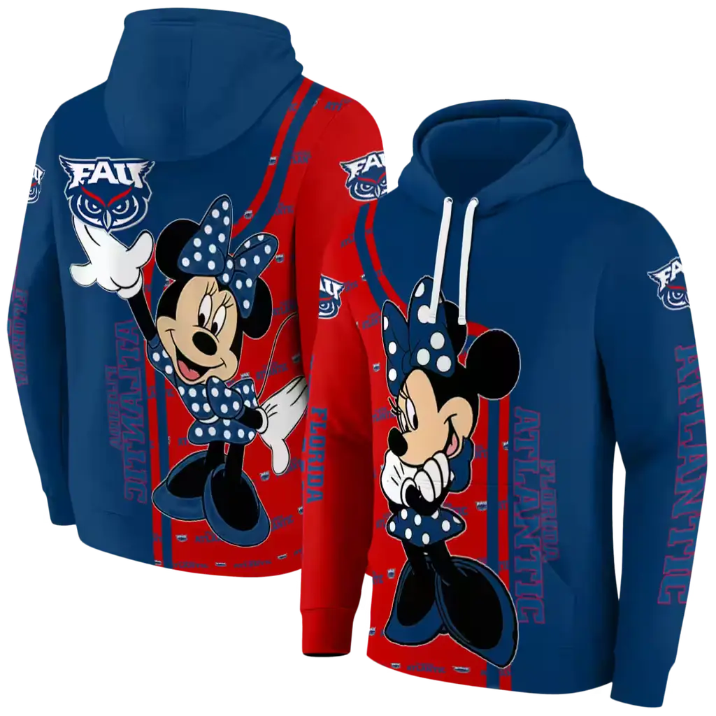 florida atlantic owls minnie mouse blue hoodie fashion forward florida atlantic owls minnie mouse blue hoodie fashion forward