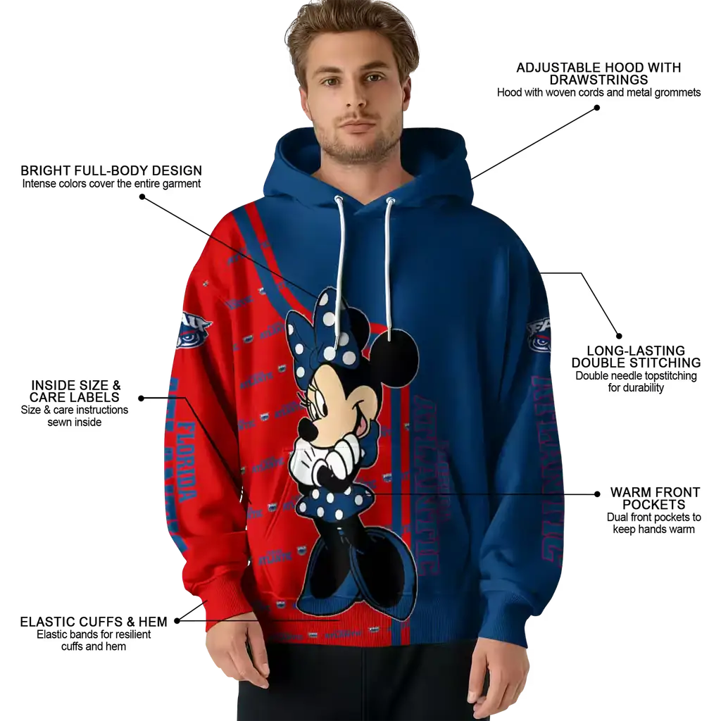 florida atlantic owls minnie mouse blue hoodie latest model florida atlantic owls minnie mouse blue hoodie latest model