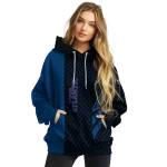 florida atlantic owls monogram pattern blue hoodie best selling