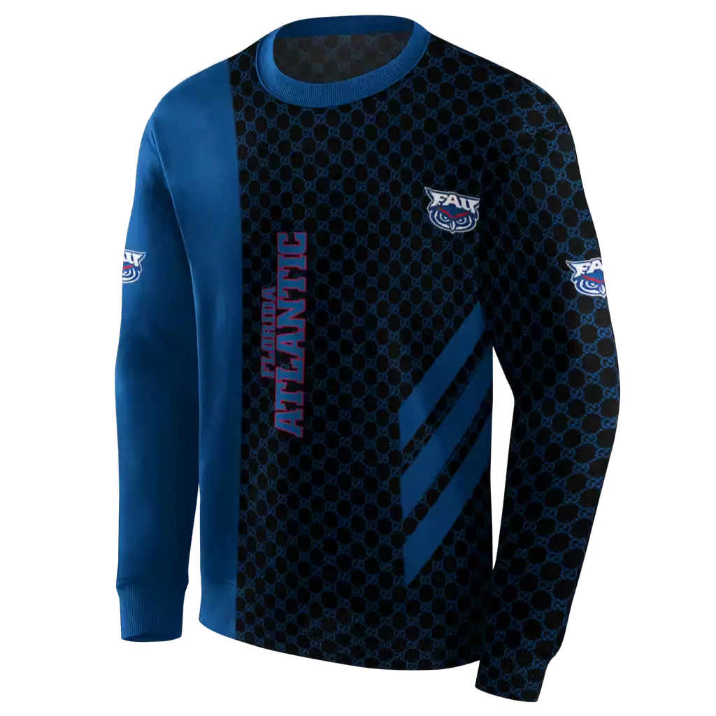 florida atlantic owls monogram pattern blue hoodie new arrival florida atlantic owls monogram pattern blue hoodie new arrival