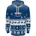 florida atlantic owls reindeer motif blue hoodie best selling