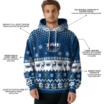 florida atlantic owls reindeer motif blue hoodie best selling
