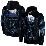 florida atlantic owls skull artwork blue black hoodie best selling