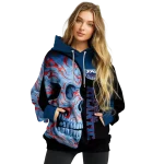 florida atlantic owls skull motif blue black hoodie best selling