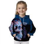 florida atlantic owls skull motif blue black hoodie best selling