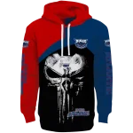 florida atlantic owls skull punisher red black hoodie best selling