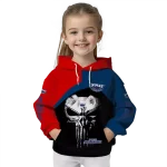 florida atlantic owls skull punisher red black hoodie best selling