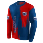 florida atlantic owls splatter effect blue hoodie best selling