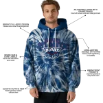 florida atlantic owls tie dye pattern blue hoodie best selling