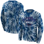 florida atlantic owls tie dye pattern blue hoodie best selling