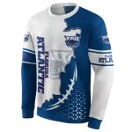 florida atlantic owls triangular pattern blue white hoodie best selling