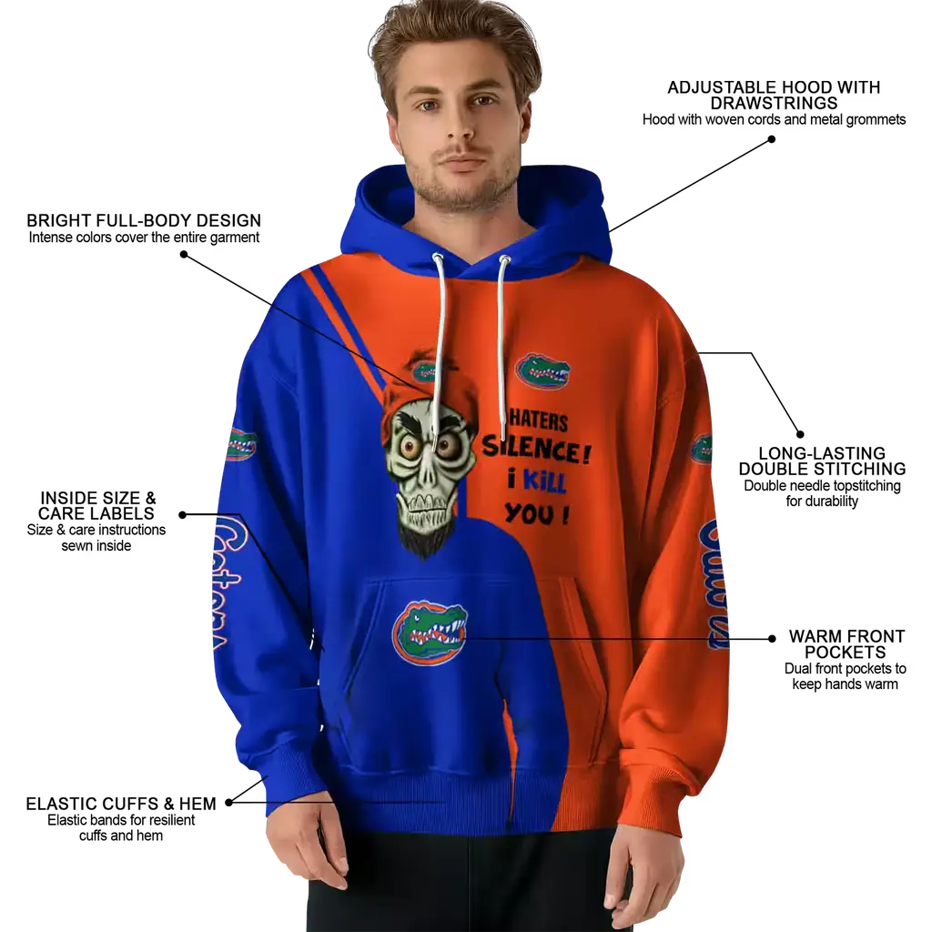 florida gators achmed skull blue hoodie latest model florida gators achmed skull blue hoodie latest model