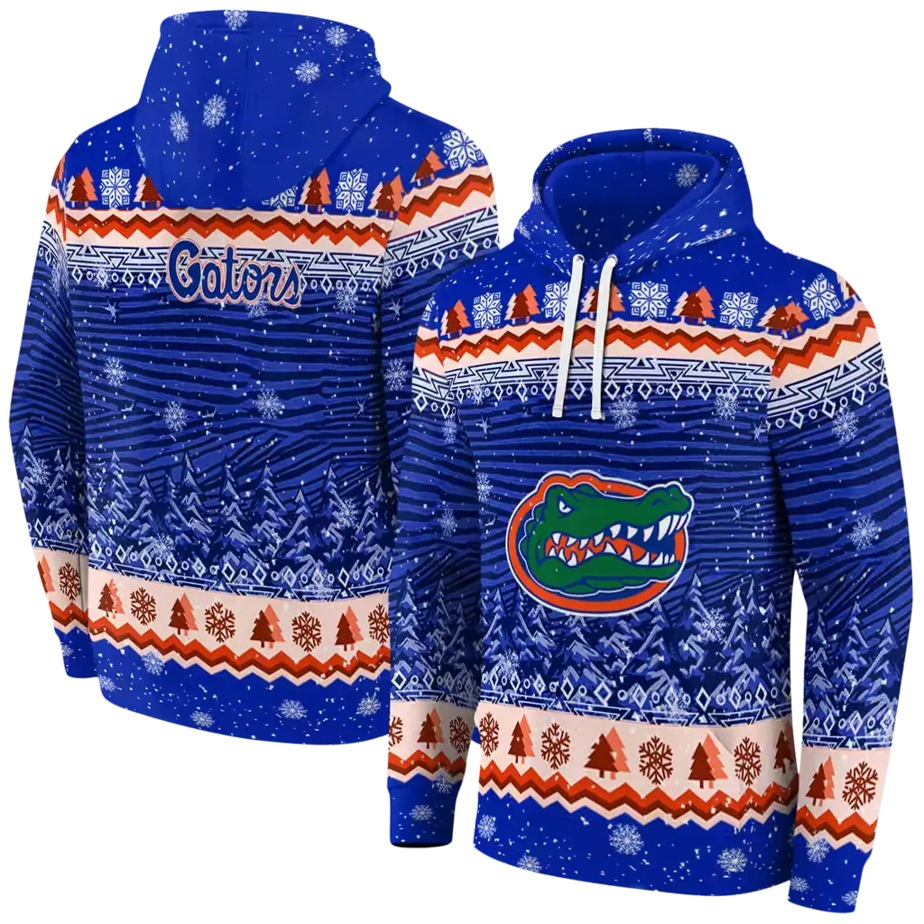 florida gators christmas trees blue hoodie fashion forward florida gators christmas trees blue hoodie fashion forward