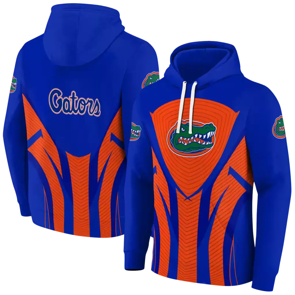 florida gators concentric lines blue black hoodie fashion forward florida gators concentric lines blue black hoodie fashion forward