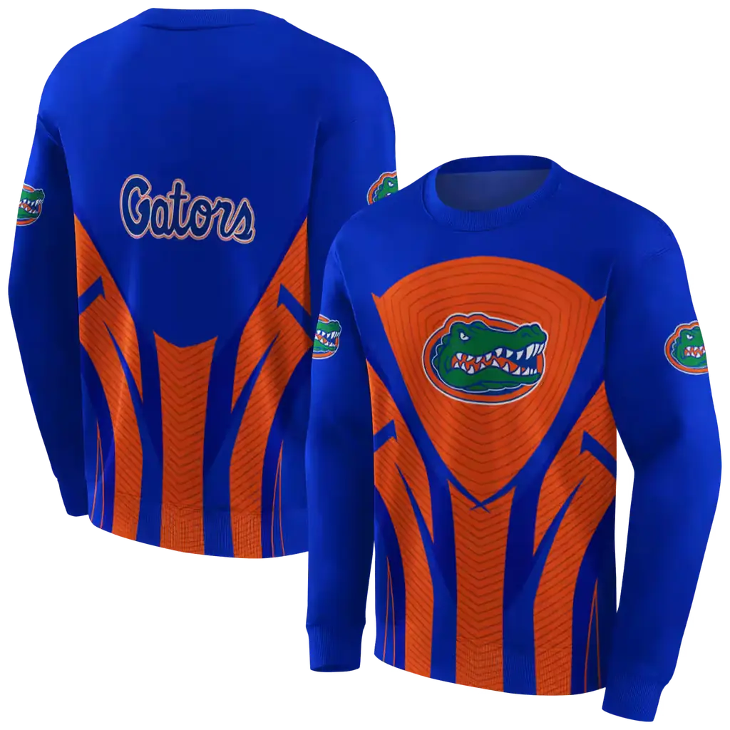 florida gators concentric lines blue black hoodie premium grade florida gators concentric lines blue black hoodie premium grade