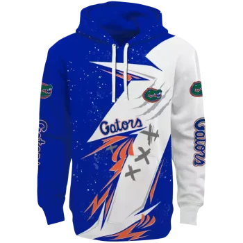 florida gators dynamic slash blue white hoodie best selling