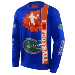 florida gators football heartbeat blue hoodie best selling
