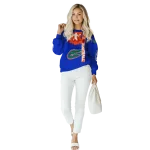 florida gators football heartbeat blue hoodie best selling