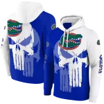 florida gators graphic punisher blue white hoodie best selling