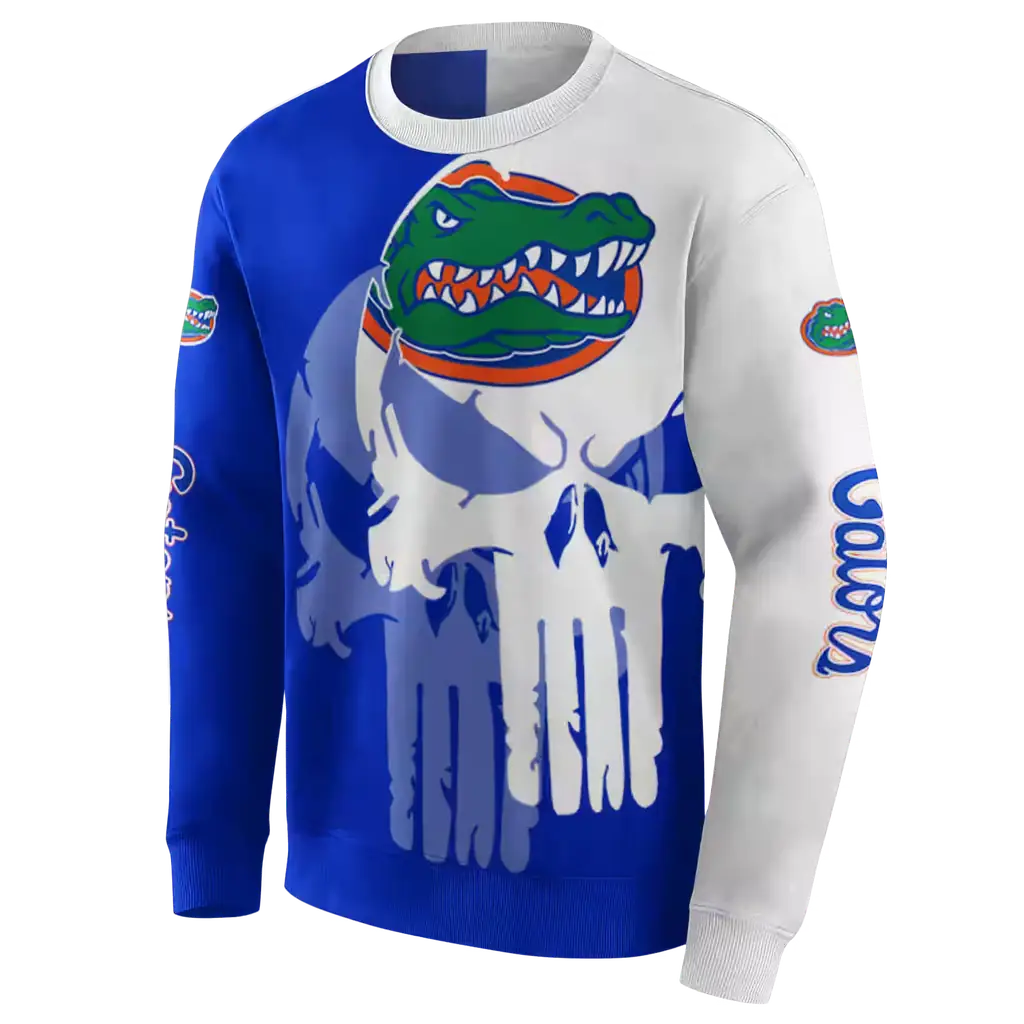 florida gators graphic punisher blue white hoodie new arrival florida gators graphic punisher blue white hoodie new arrival