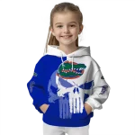 florida gators graphic punisher blue white hoodie best selling